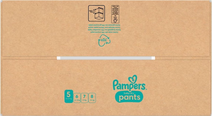 Produktbild Pampers Baby-Dry Pants (Gr. 5, Monatsbox, 160 Stück)