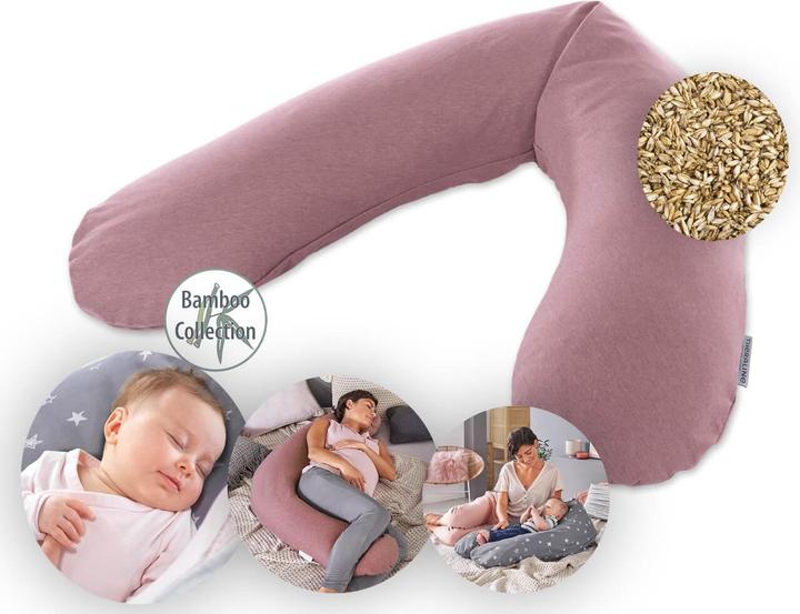 Actual product image Theraline Nursing Pillow "The Original" with Spelt Filling incl. Cover 190 cm