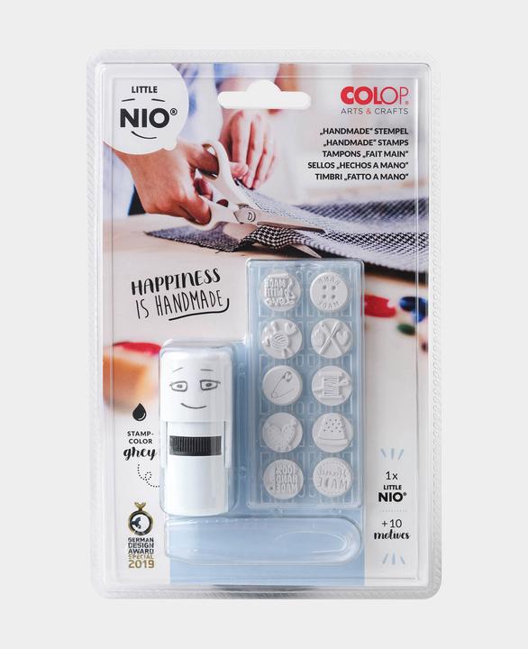Actual product image Colop Stamp Little NIO Set Handmade, 10 pieces