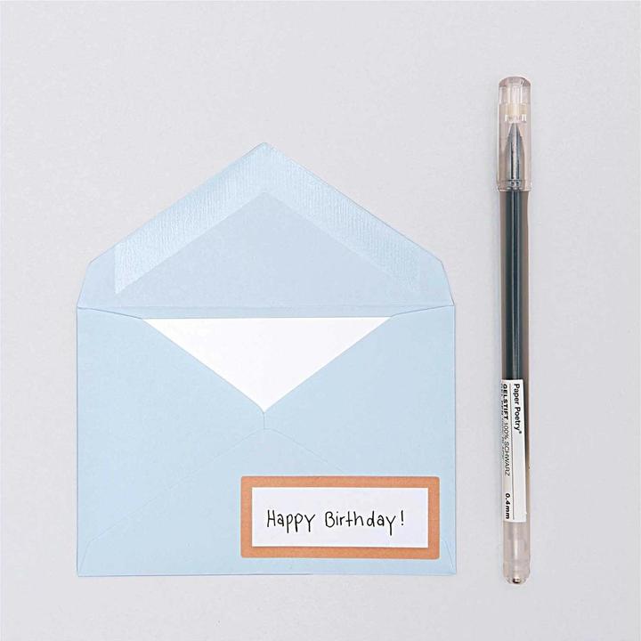 Produktbild Rico Design Paper Poetry Essentials Umschlag C6 Hellblau, Position (C6, 50x)