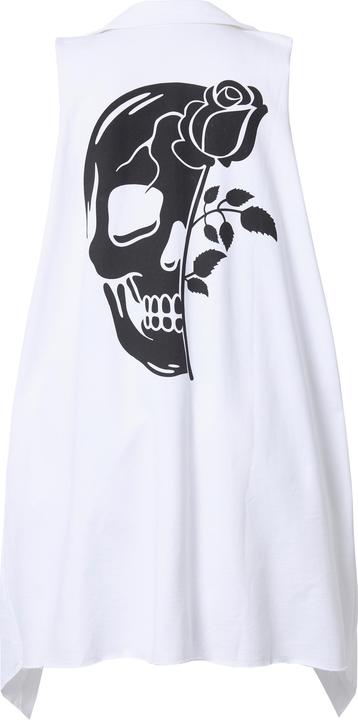 Produktbild Angel of Style Sweat-Weste, offene Form, Totenkopf auf dem Rücken (48)