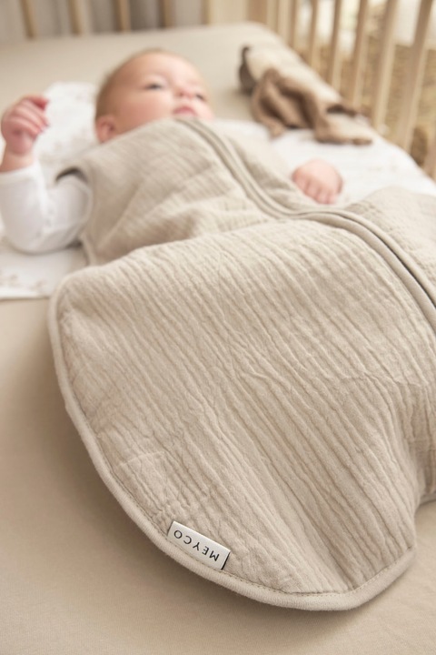 Actual product image Meyco Sleeping bag winter - pre-washed muslin (110 cm)