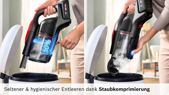 Actual product image Bosch Hausgeräte Akku-Staubsauger, Unlimited 9 ProAnimal, Rot