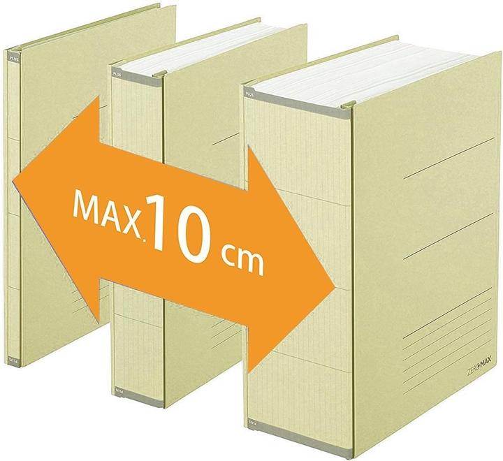 Actual product image Plus Japan Filing folder ZeroMax (A4, 100 mm, 1 x)