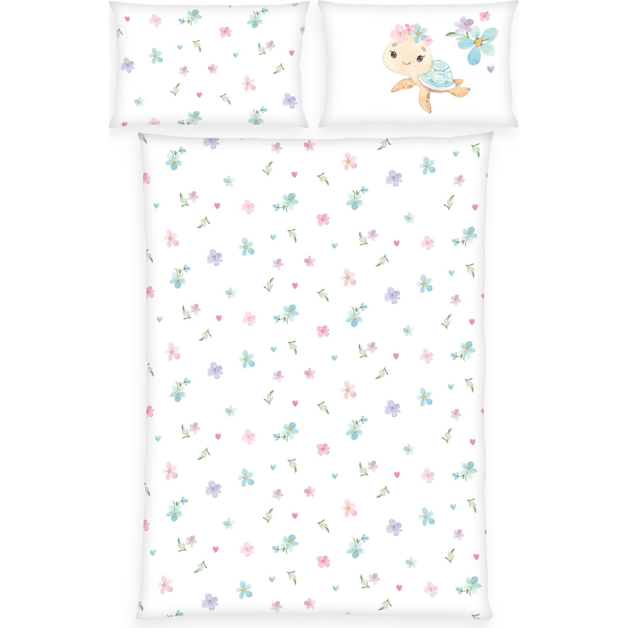 Herding, Kinderbettwäsche, Little Turtle Flanell-Bettwäsche