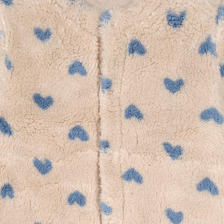 Produktbild La Redoute Collections Fleece-Overall mit Herzchenmuster (74, 80)