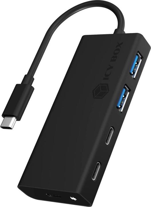 Actual product image Icy Box USB hub with USB Type-C® connection and PD port, IB-HUB1426-CPD (USB-C, 4 ports)