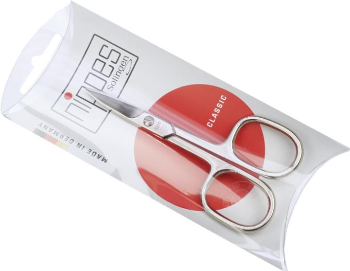 Actual product image Nippes Nail scissors with curved tip, nickel-plated, 850