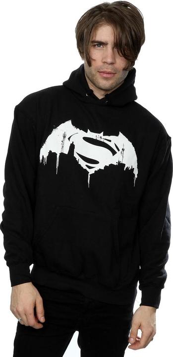 Produktbild Batman v Superman Beaten Logo Kapuzenpullover (L)
