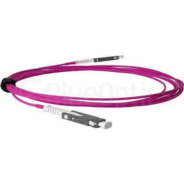 BlueOptics Corning NM7902QD116002M kompatibles LC-SN Multimode OM4 Patchkabel 2 Meter (S/UTP, 2 m), Netzwerkkabel