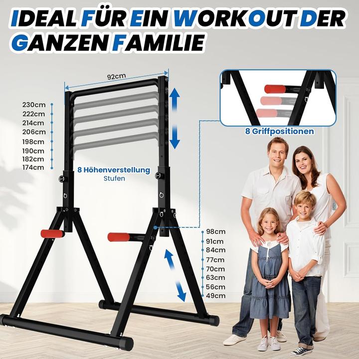 Actual product image Dobests Faltbare Power Tower Dip Station