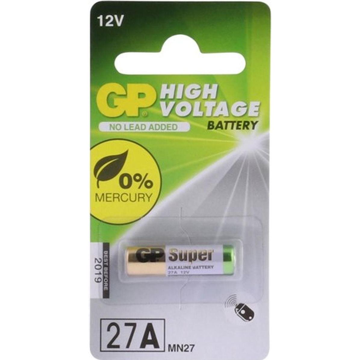 GP Batteries GP Super Alkaline (1 pz., A27, 19 mAh), Batterie + pile