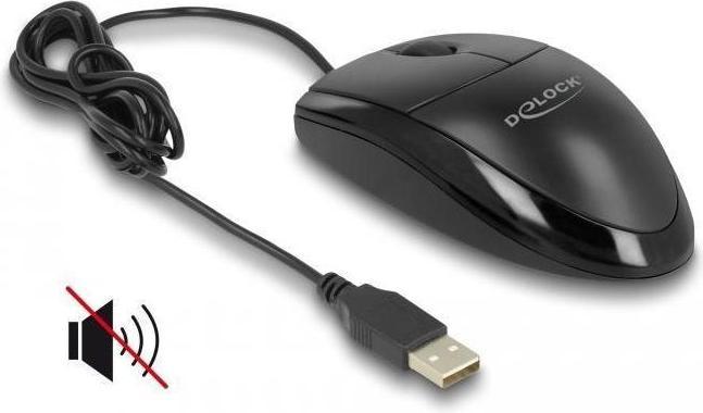 Actual product image Delock Optical USB Desktop Mouse Silent (Cable)