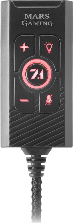 Actual product image Mars Gaming Carte Son external compatible MSC2 USB (Noir) (USB)