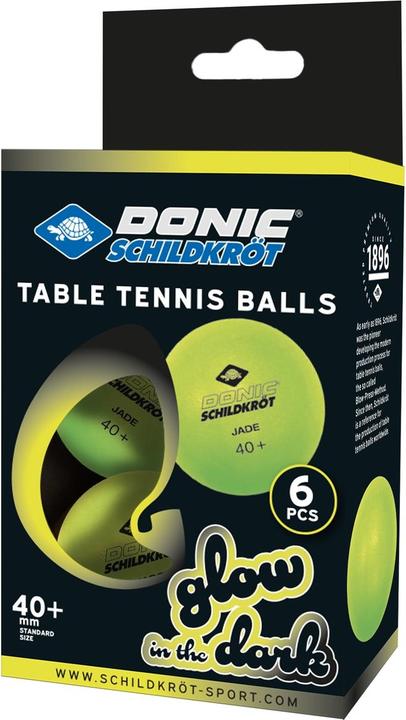 Actual product image Donic Glow in the Dark (6 pcs.)