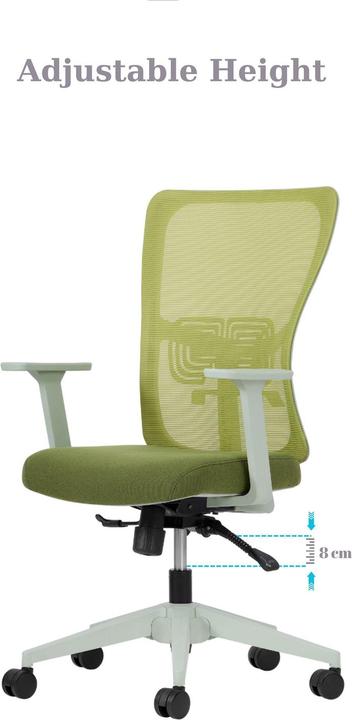 Image du produit Kalune Design Lumbar 108 Green Office Chair Set 2 Pieces