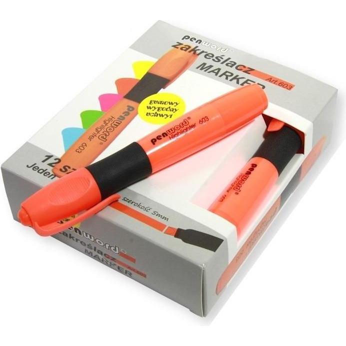 Penword, Evidenziatori, Orange Textmarker (12 Stück) (12 x)