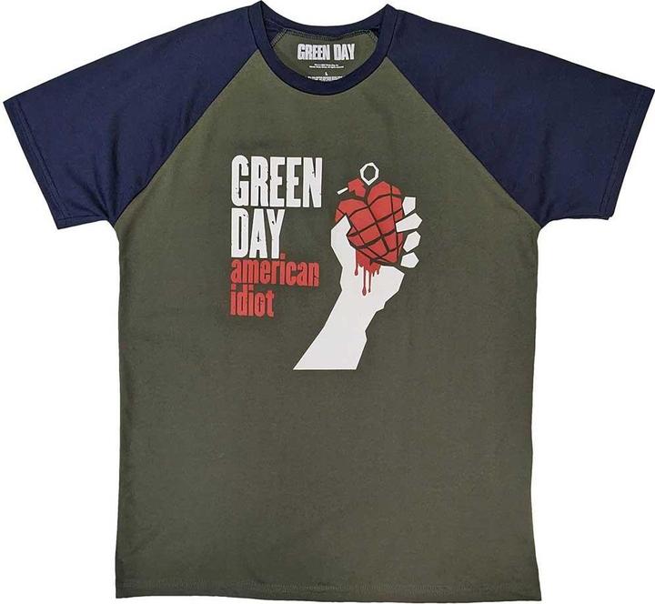 Produktbild Green Day American Idiot TShirt Raglanärmel (M)