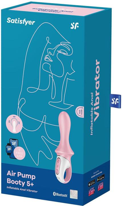 Produktbild Satisfyer Air Pump Booty 5 Connect App - Red