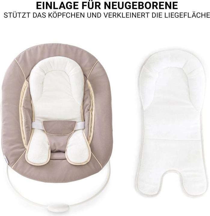 Produktbild Hauck Hochstühle Beta Plus Dark Grey 5-tlg. Newborn Set - Hochstuhl (Hochstuhl, Treppenhochstuhl)