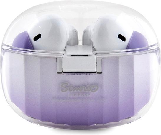 Actual product image Hello Kitty słuchawki Bluetooth HKTWSHDGKEU TWS + stacja dokująca fioletowy/purple Gradient Electrop