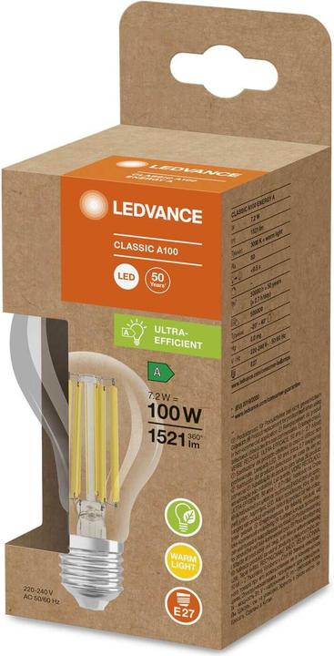 Immagine prodotto Ledvance Lampada a LED (E27, 7.20 W, 1521 lm, 1 x, A)