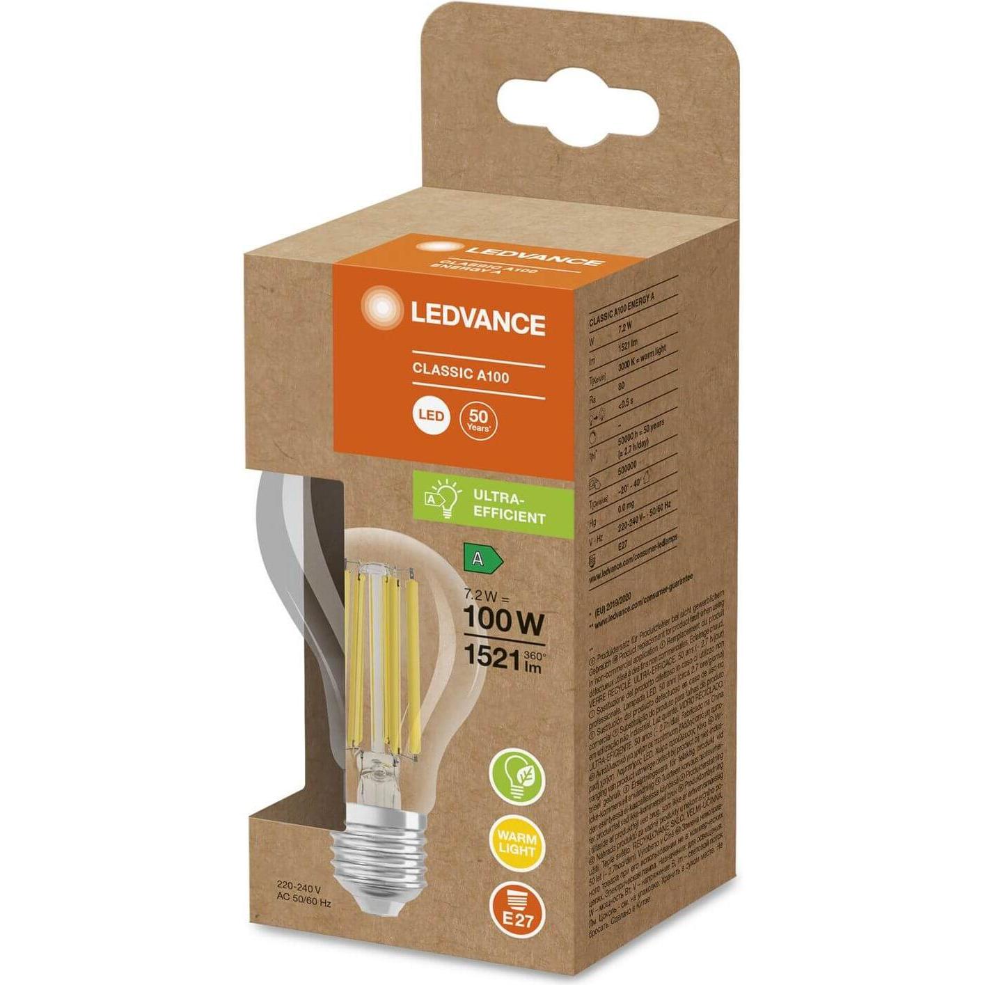 Thumbnail - Ledvance, Leuchtmittel, LED-Lampe (E27, 7.20 W, 1521 lm, 1 x, A)