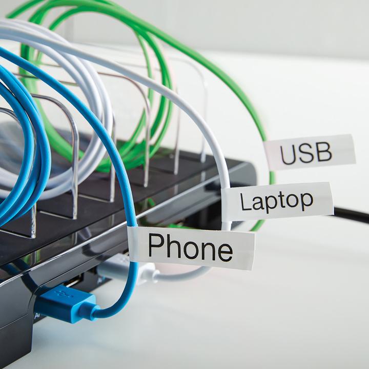 Produktbild Dymo 1x10 D1 Schriftband 9mmx7m auf (0.90 cm, Weiss)