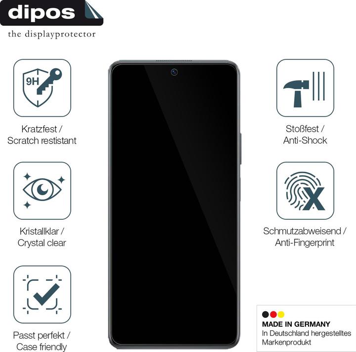 Produktbild Dipos Displayschutz Anti-Shock (2 Stück, Huawei Nova 11i)