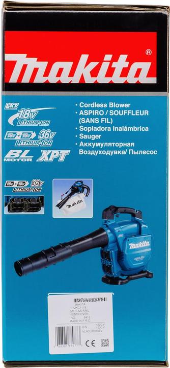 Actual product image Makita DUB363ZV (Rechargeable battery operated, Leaf blower, Leaf vacuums, Vacuum cleaners & blowers)