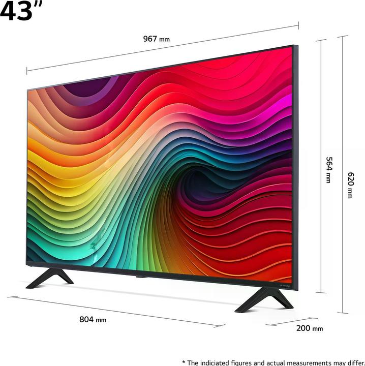 Productafbeelding LG 43NANO81T6A (43", NANO81, Nano-Cel, 4K, 2024)