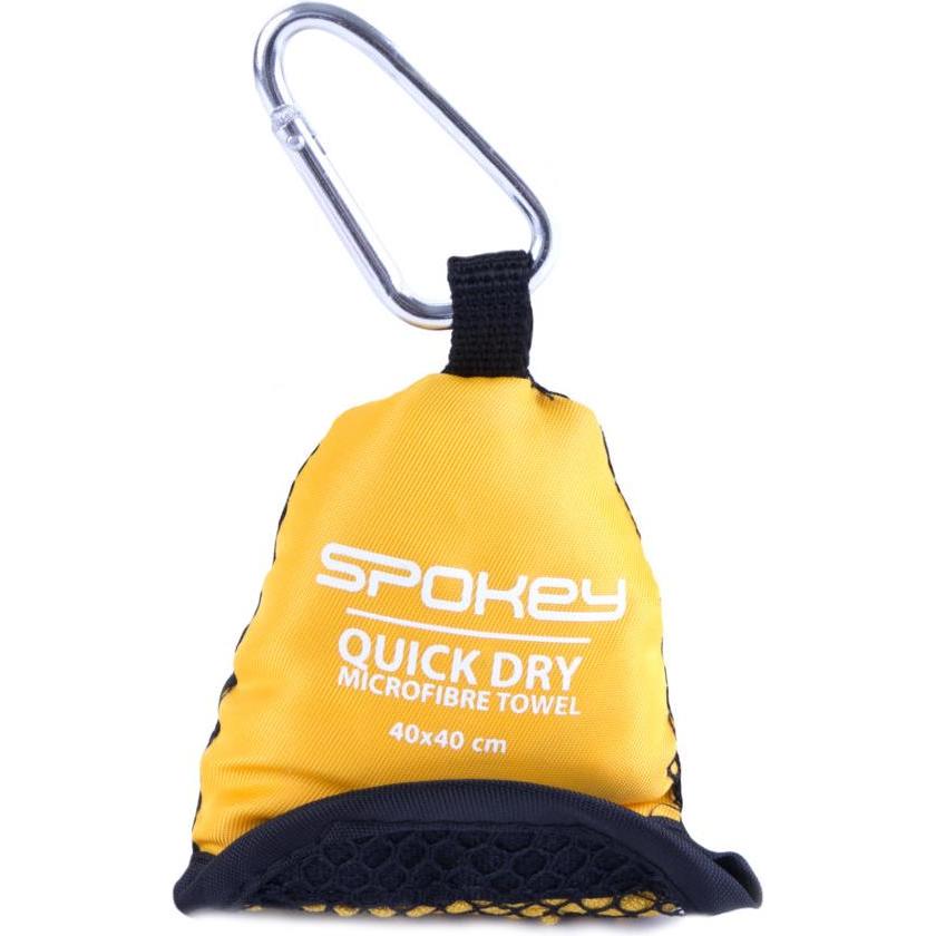 Spokey, Reisehandtuch, Mikrofaser Handtuch, Gelb, (80 x 40 cm)