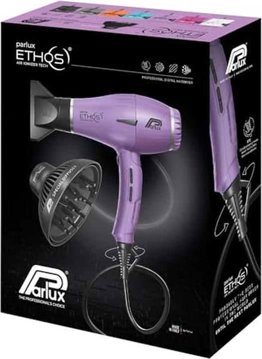 Actual product image Parlux Professional Digital Hair Dryer with Negative Ions and Magic Sense Diffuser