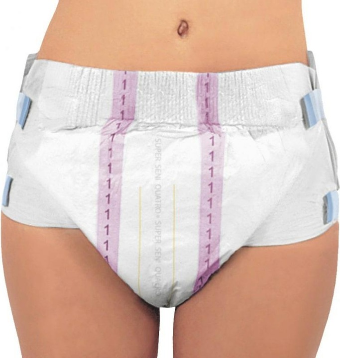 Produktbild Seni Quatro Windelhosen L atmungsaktiv Hüftumfang 100-150cm 9 Tropfen (10 x, Large)