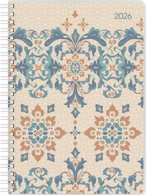 Immagine prodotto Alpha Edition Ladytimer Ringbuch Oriental 2026 - Taschen-Kalender A5 (15x21 cm) - Schüler-Kalender - Weekly - (A5, 1 settimana / 2 pagine)