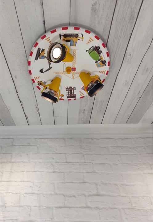 Immagine prodotto Niermann Stand By Plafoniera da cantiere Niermann 3-gang GU10 Multicolore, Colorata Made in Germany