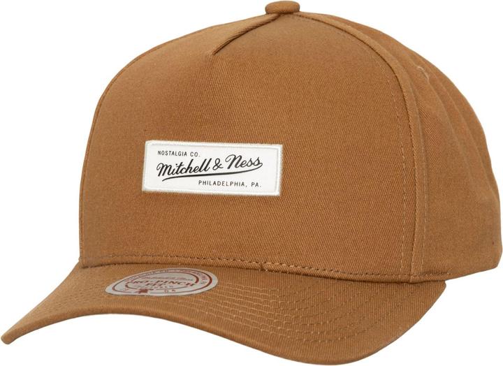 Produktbild Mitchell & Ness Snapback Cap - Brand Logo Patch tan (One Size)