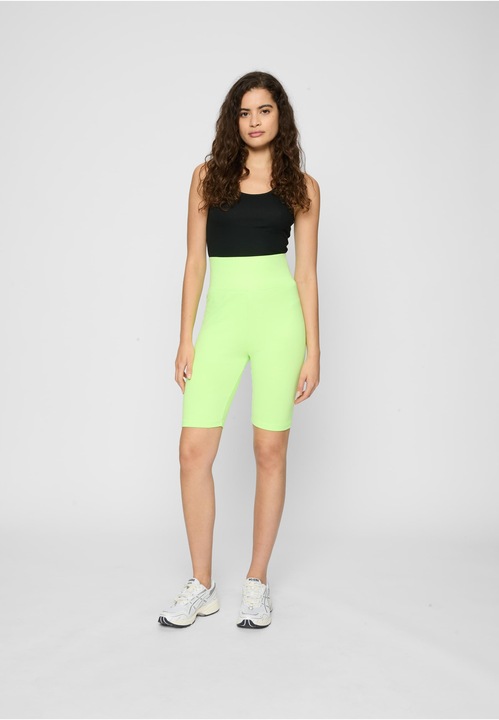 Immagine prodotto Urban Classics Pantaloncini da ciclismo a vita alta da donna 2-Pack (XS)