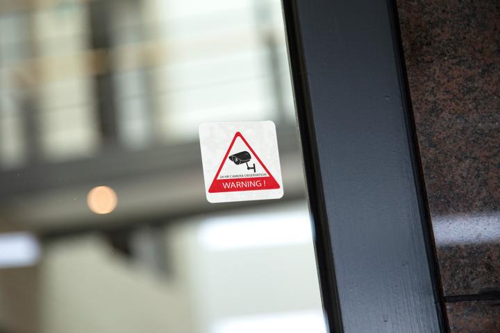 Actual product image Alecto Aufkleber Überwachung