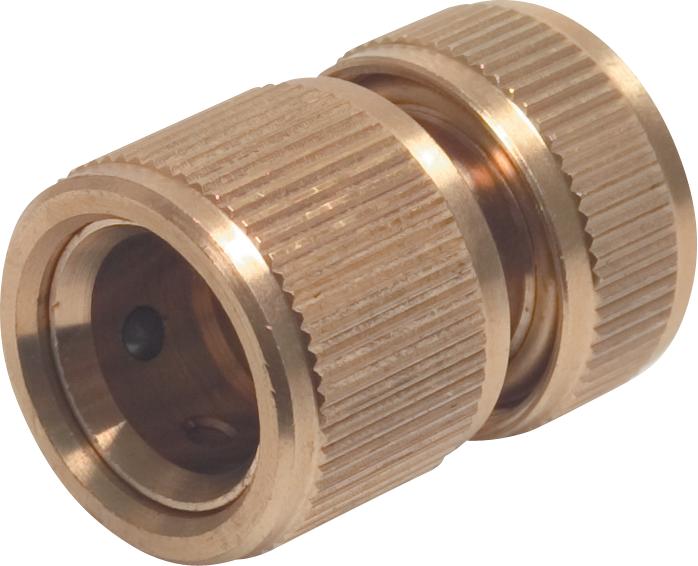 Image du produit Profec Kupplung Messing 15-19 mm Klemm x Klickmuffe Typ mit Wasserstop (Attelage)