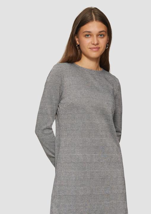 Produktbild S.Oliver Kleid Kurzes gemustertes Kleid aus Interlockjersey (XXL)