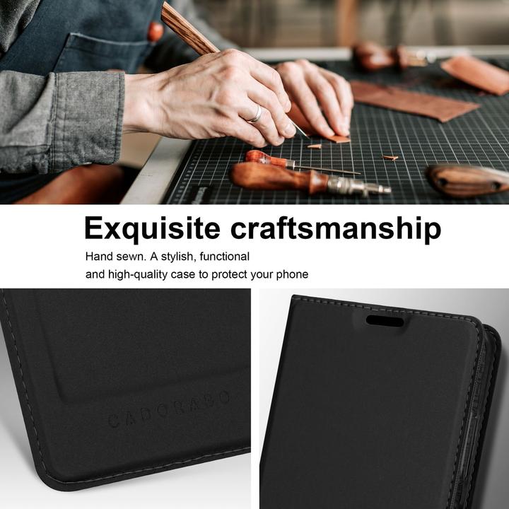 Actual product image Cadorabo Case Classy Book (Samsung Galaxy A21s)