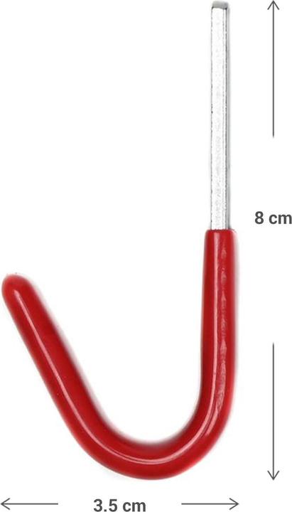 Actual product image Benson Hanging hooks 8 x 3.5 cm 4 pieces