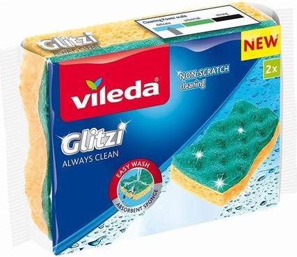 Immagine prodotto Vileda Glitzi Always Clean spugna detergente in viscosa 2 pz. (2 pz.)