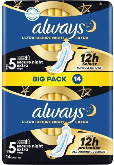 Produktbild Always Sec.Night Fl.Ex.Gr5 Bp (14x)