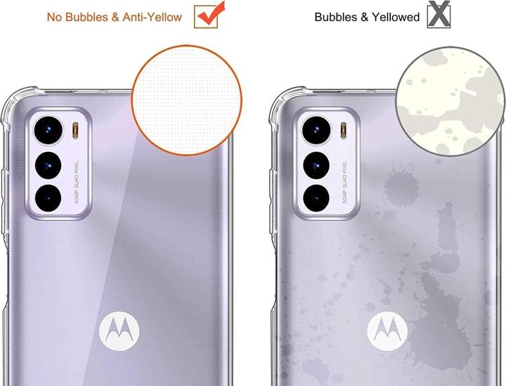 Produktbild Screenguard Motorola Moto G42 Hülle Crystal Soft Airbag Bumper (Motorola Moto G42)