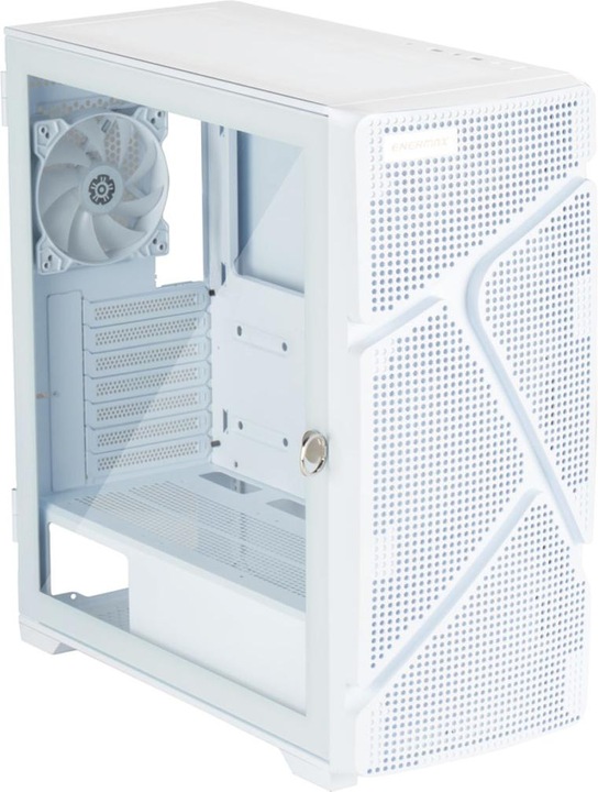 Produktbild Enermax MarbleShell MS21 ARGB (wei?, Tempered Glass) (Mini-ITX, mATX)