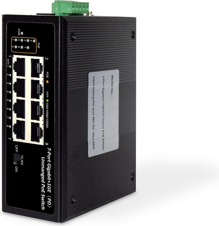 Image du produit Digitus Switch Industriel 7xgigabit Poe (7 ports)