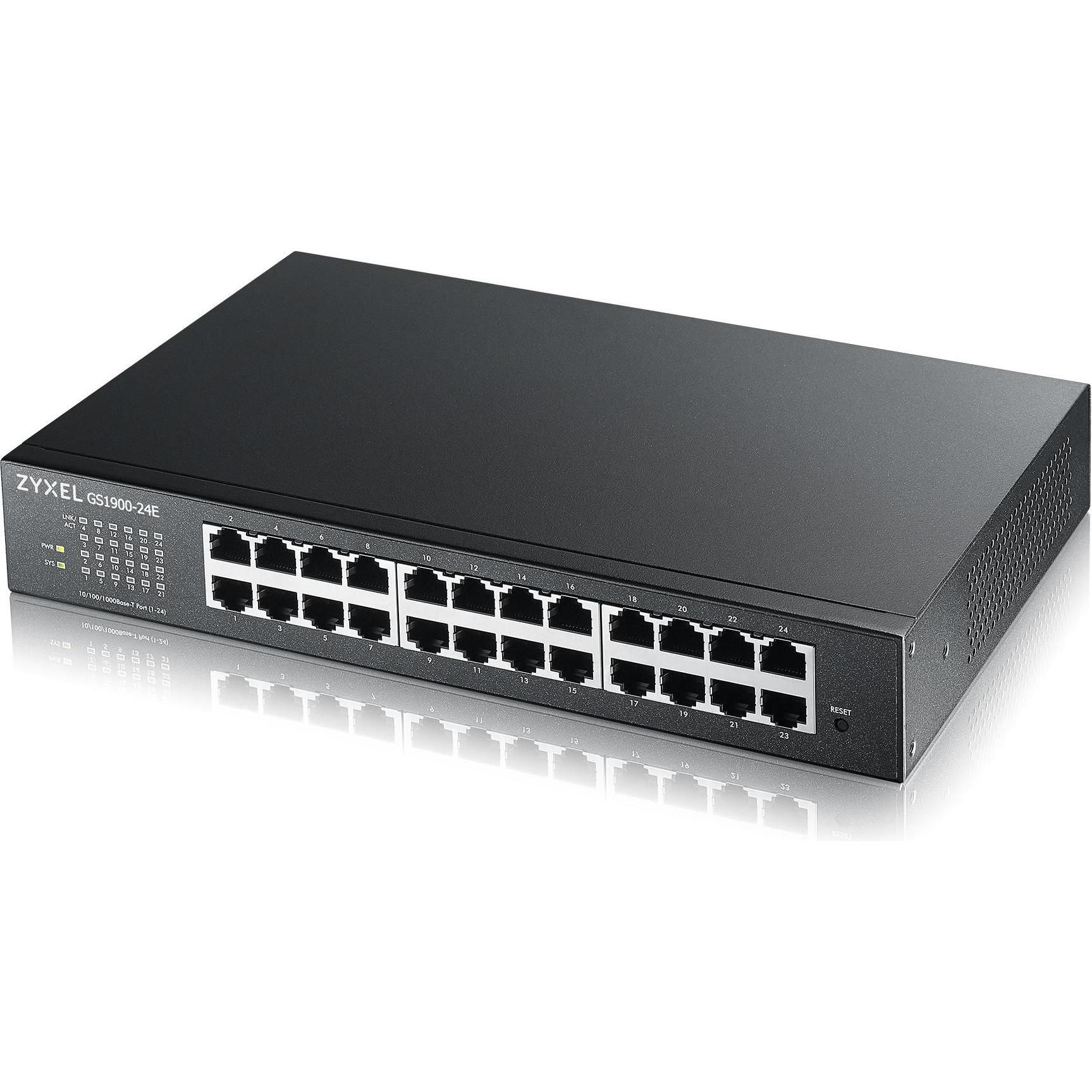 Zyxel GS1900-24E V3 (24 Ports), Netzwerk Switch, Schwarz
