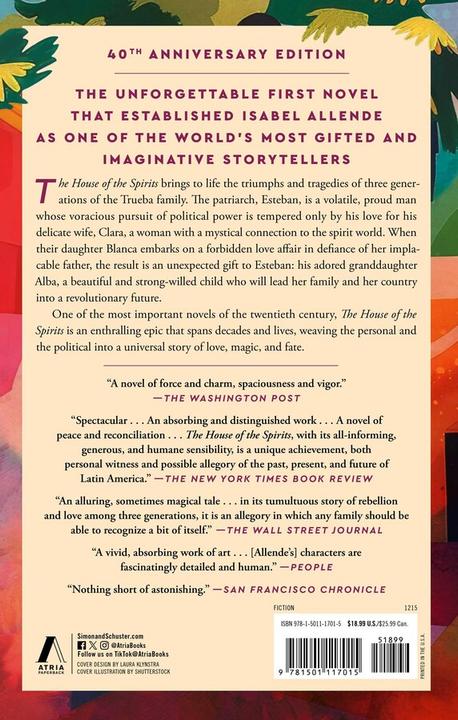Produktbild The House of the Spirits (Englisch, Isabel Allende, 2015)